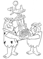 coloring page Flintstones