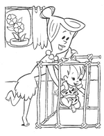 coloring page Flintstones