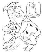 coloring page Flintstones
