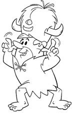 coloring page Flintstones