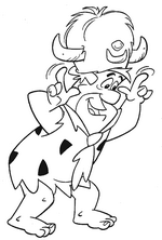 coloring page Flintstones