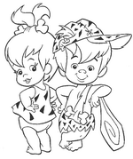 coloring page Flintstones
