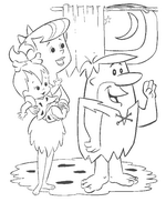 coloring page Flintstones