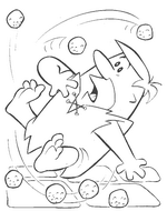 coloring page Flintstones