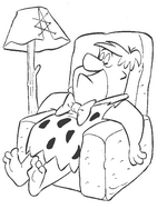 coloring page Flintstones