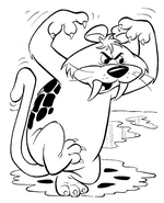 coloring page Flintstones