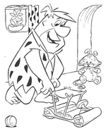 coloring page Flintstones