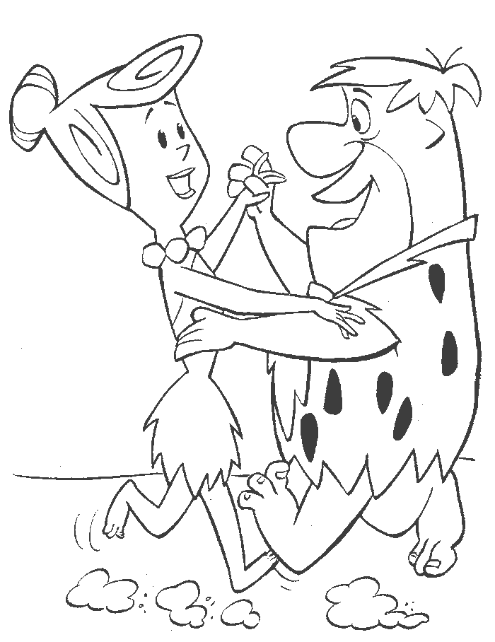 Kids-n-fun.com | Coloring page Flintstones Flintstones