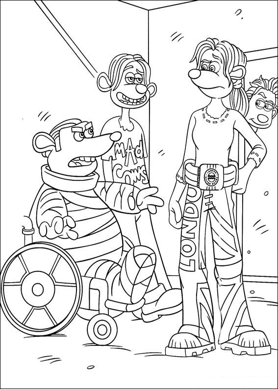 Kids-n-fun.com | 18 coloring pages of Flushed away
