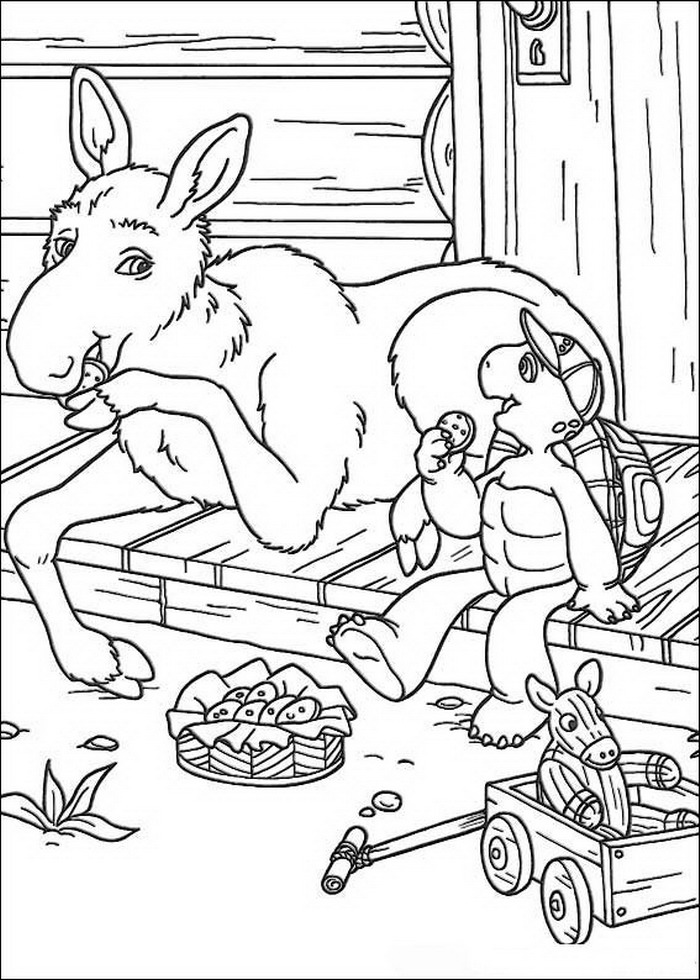 Kids n fun.com   36 coloring pages of Franklin