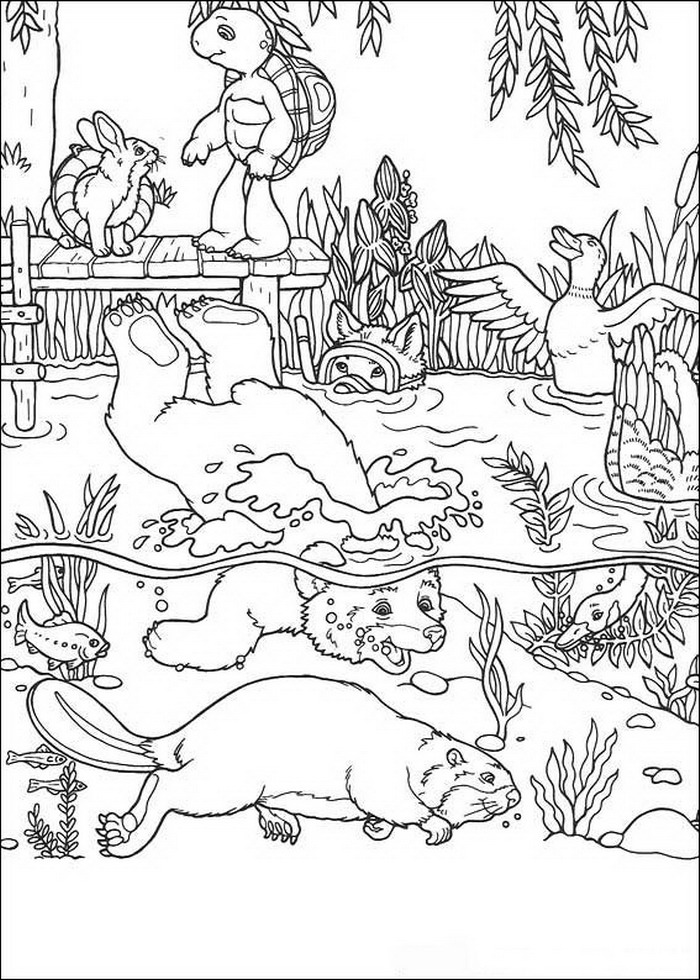Kids-n-fun.com | 36 coloring pages of Franklin