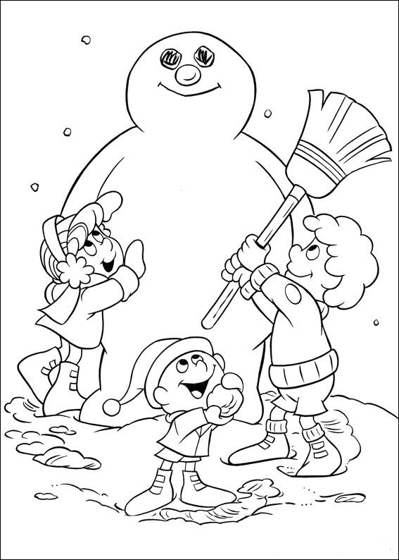baby frosty the snowman coloring pages - photo #3