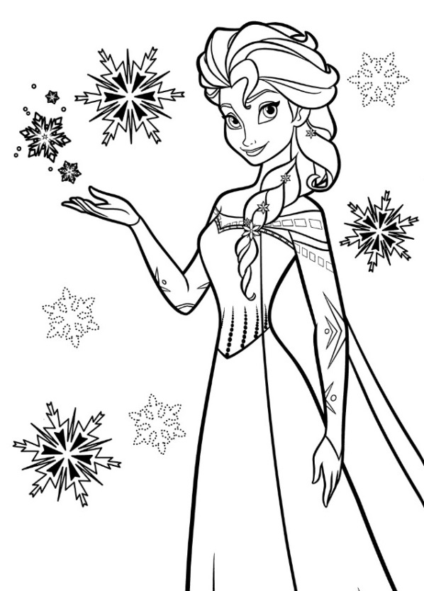 Kids-n-fun.com | 17 coloring pages of Frozen Anna and Elsa