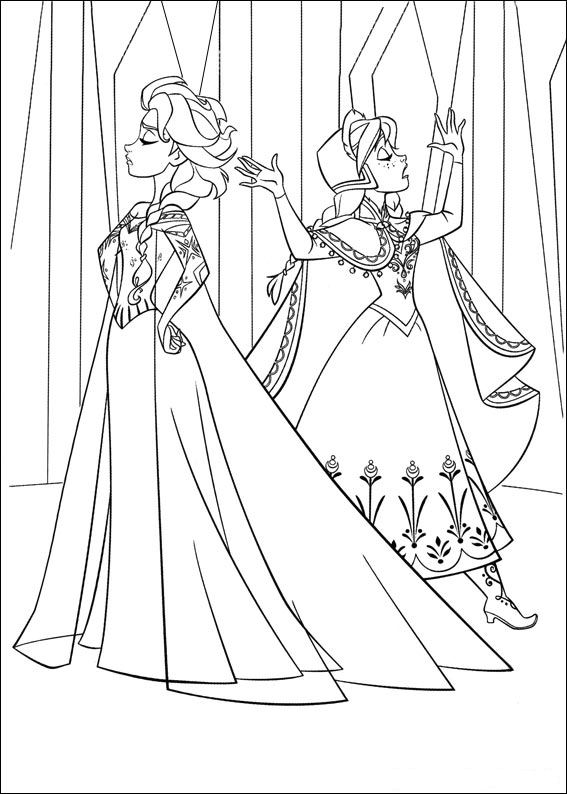 Kids-n-fun.com | Coloring page Frozen Frozen