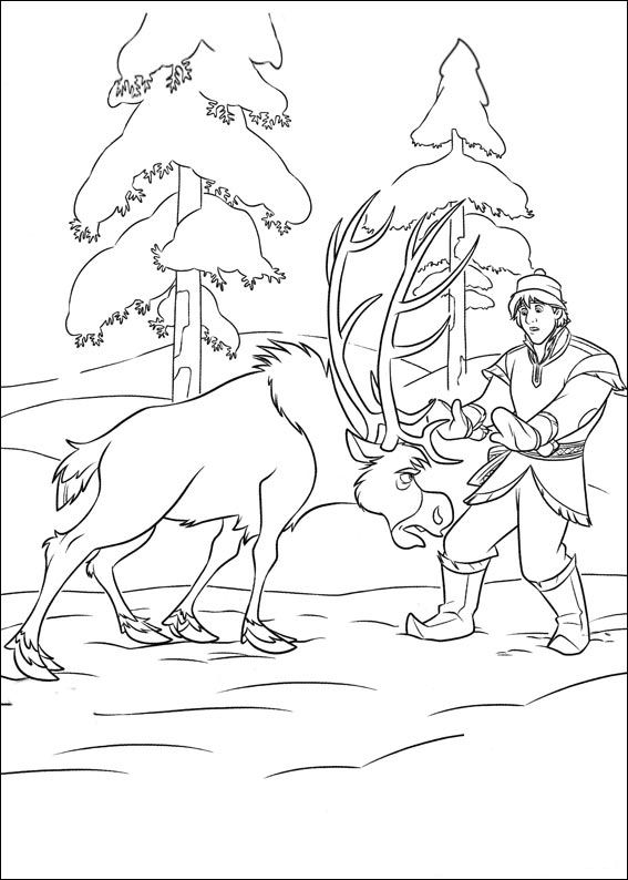 Kids n fun.com   35 coloring pages of Frozen