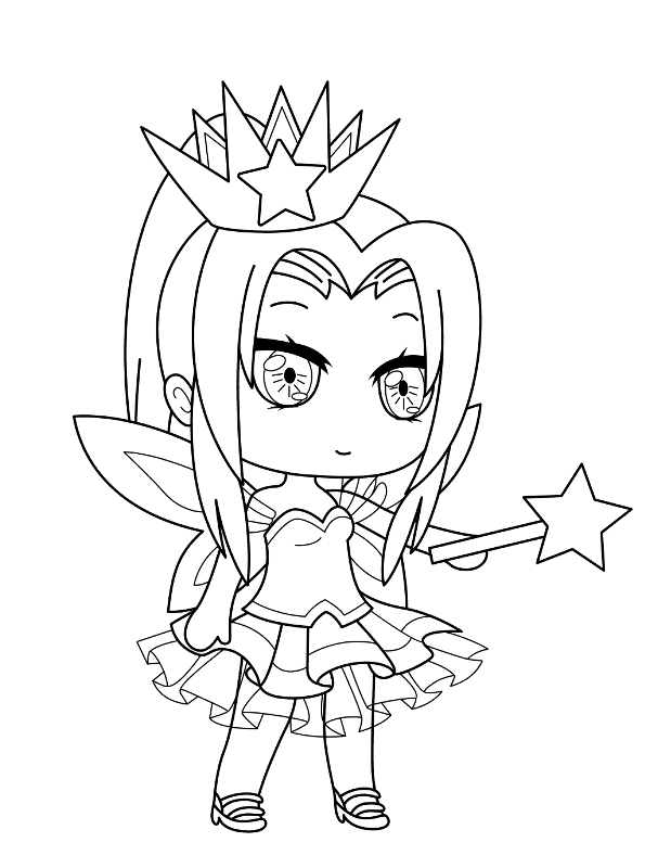 Gacha Life Coloring Pages  Chibi girl drawings, Chibi coloring pages,  Anime girl drawings