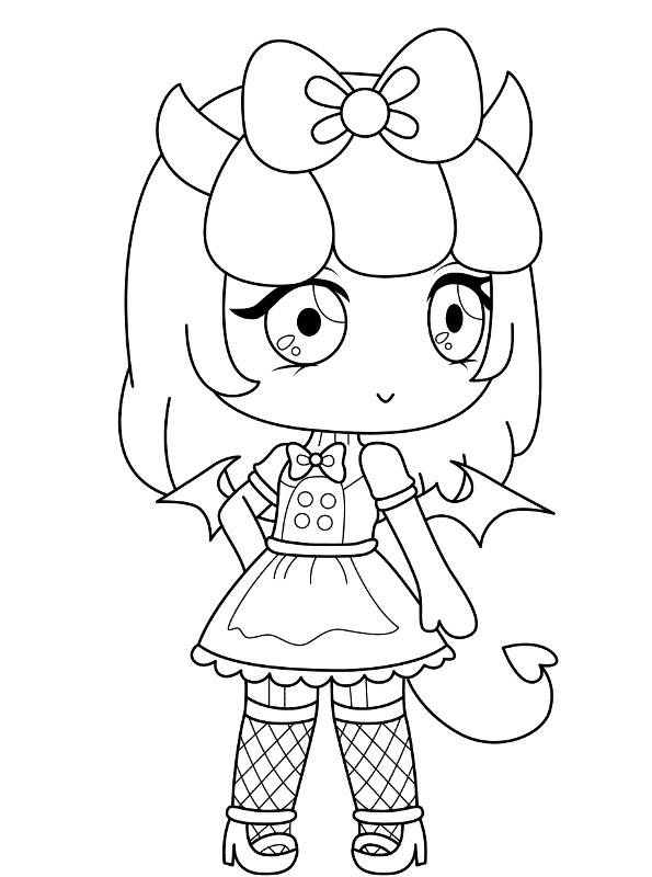 Cute Girls Coloring Pages