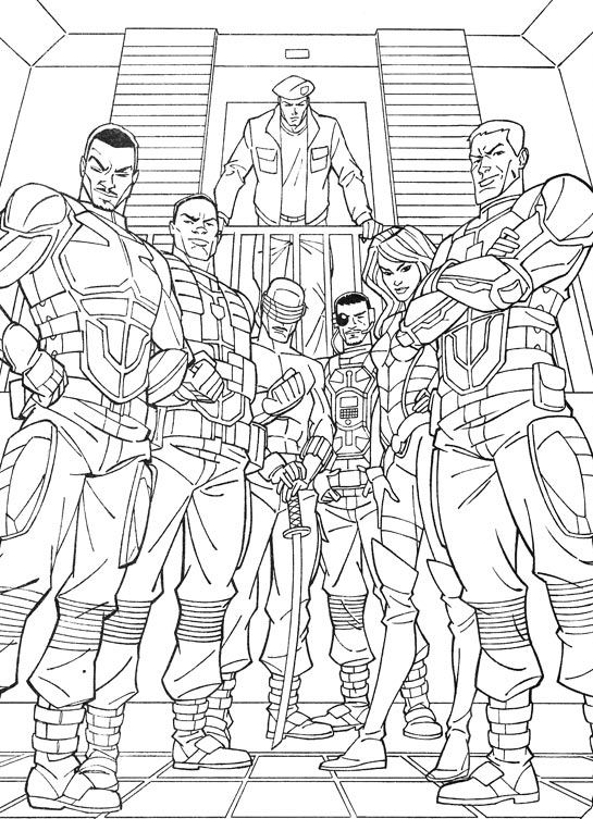 g i joe coloring pages for kids - photo #37