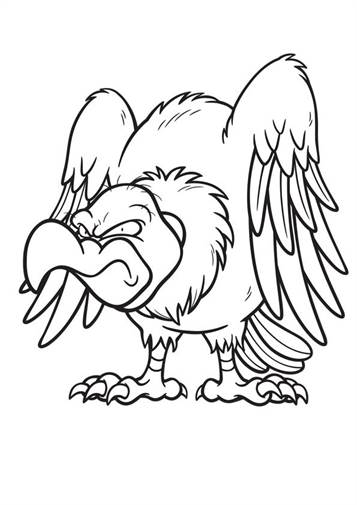 Kids-n-fun.com | 20 coloring pages of Vultures