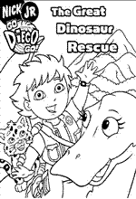 coloring page Diego, Go Diego Go