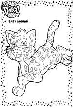 coloring page Diego, Go Diego Go