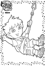 coloring page Diego, Go Diego Go
