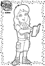 coloring page Diego, Go Diego Go