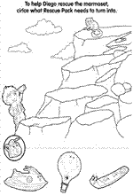 coloring page Diego, Go Diego Go