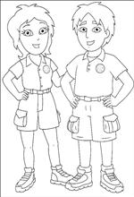 coloring page Diego, Go Diego Go