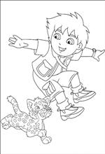 coloring page Diego, Go Diego Go