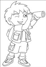 coloring page Diego, Go Diego Go