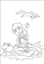 coloring page Diego, Go Diego Go