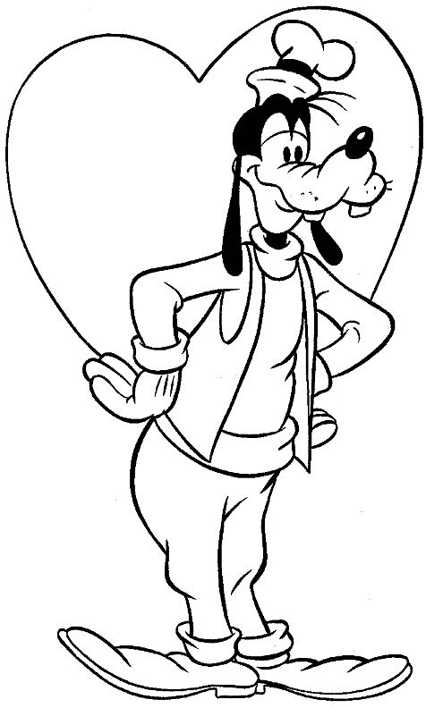 Kids-n-fun.com | 29 coloring pages of Goofy