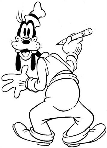 Kids-n-fun.com | 29 coloring pages of Goofy