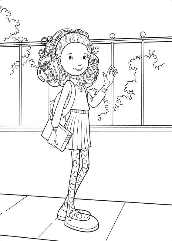 Kids-n-fun.com | 65 coloring pages of Groovy Girls
