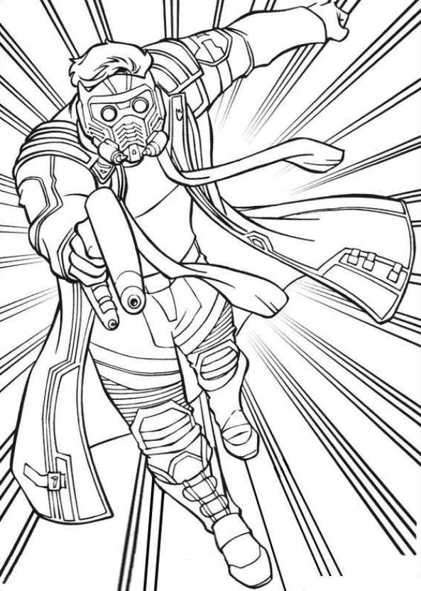 Kids-n-fun.com | 40 coloring pages of Guardians of the Galaxy