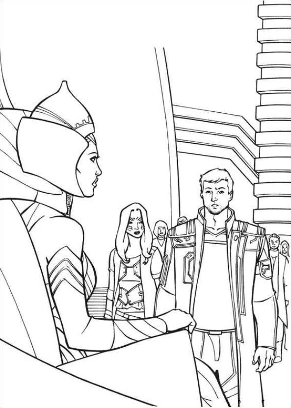 Kids n fun.com   40 coloring pages of Guardians of the Galaxy