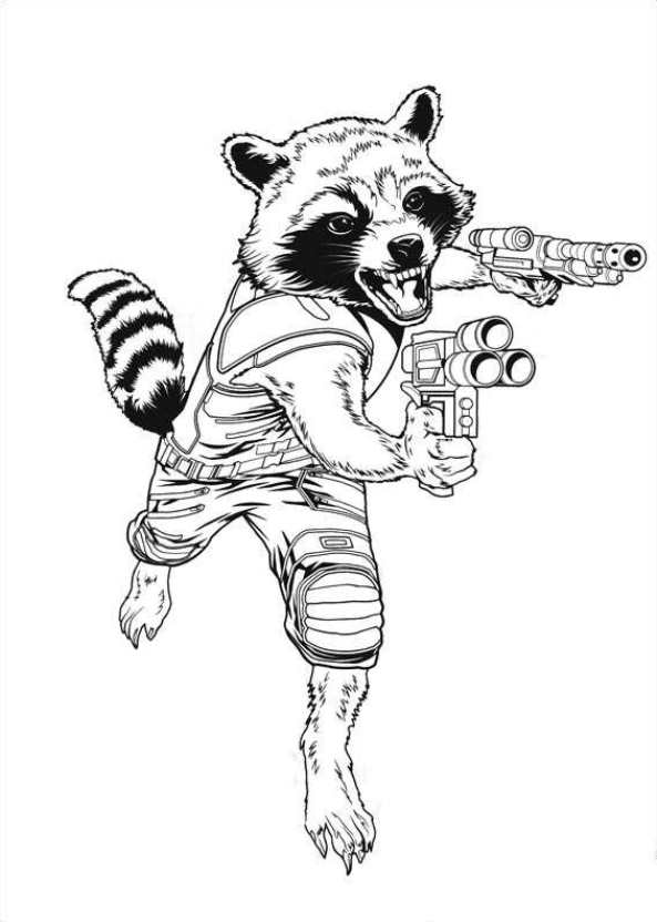 Kids-n-fun.com | 40 coloring pages of Guardians of the Galaxy