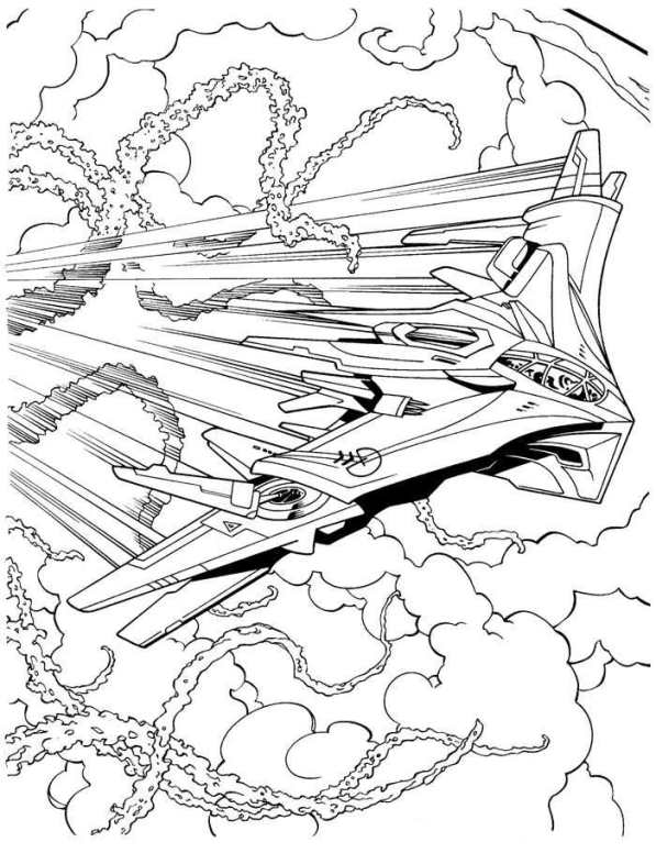  | Coloring page Guardians of the Galaxy milano spaceship