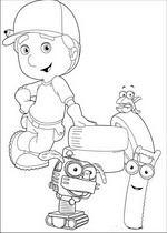 Kids-n-fun | 29 coloring pages of Handy Manny