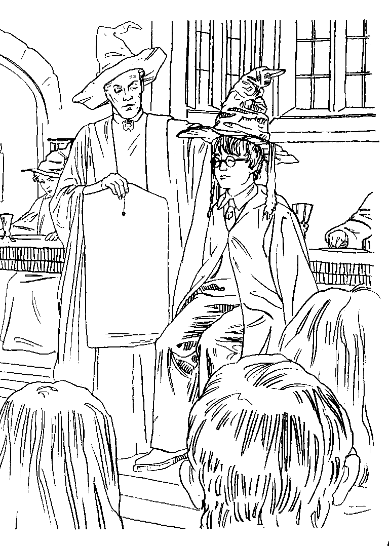 harry potter dueling coloring pages - photo #20