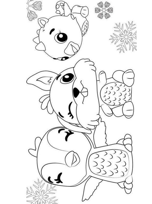 Kids-n-fun.com | Coloring page Hatchimals hatchimals 01
