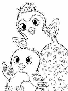 Kids N Fun Com 27 Coloring Pages Of Hatchimals