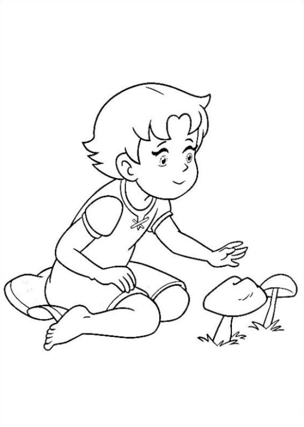 heidi coloring pages - photo #22