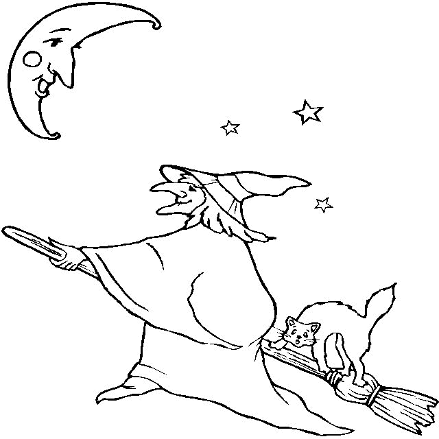 kidsnfun  22 coloring pages of witches