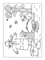 coloring page Autumn