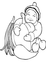 coloring page Autumn