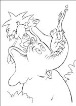 coloring page Horton Dr. Seuss
