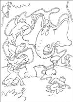 coloring page Horton Dr. Seuss