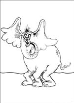 coloring page Horton Dr. Seuss